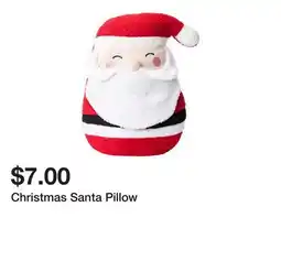 Five Below Christmas Santa Pillow offer
