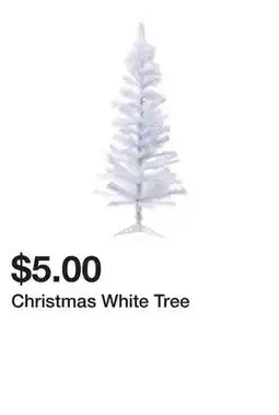Five Below Christmas White Tree offer