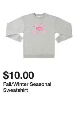 Five Below Fall/Winter Seasonal Sweatshirt offer