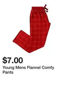 Five Below Young Mens Flannel Comfy Pants offer
