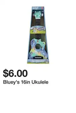 Five Below Bluey's 16in Ukulele offer