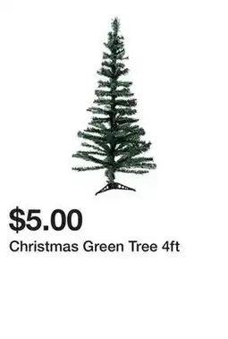 Five Below Christmas Green Tree 4ft offer