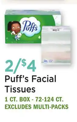 Heinen's Puff's Facial Tissues offer