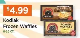 Heinen's Kodiak Frozen Waffles offer