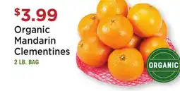 Heinen's Organic Mandarin Clementines offer