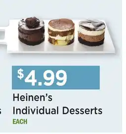 Heinen's Heinen's Individual Desserts offer