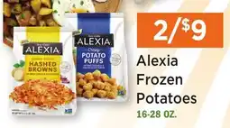 Heinen's Alexia Frozen Potatoes offer