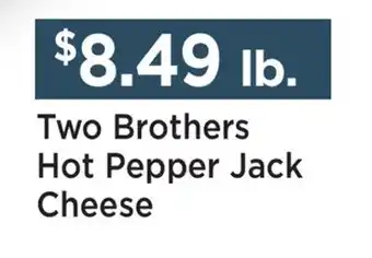 Heinen's Two Brothers Hot Pepper Jack Cheese offer