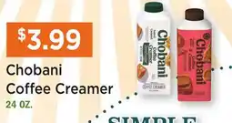Heinen's Chobani Coffee Creamer offer