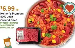 Heinen's Heinen's Premium 80% Lean Ground Beef offer