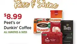 Heinen's Peet's or Dunkin' Coffee offer