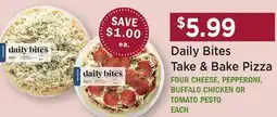 Heinen's Daily Bites Take & Bake Pizza offer