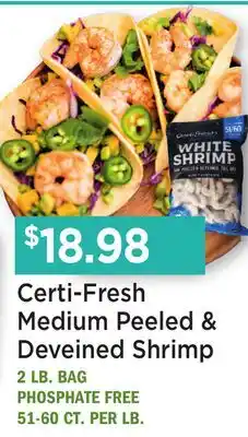Heinen's Medium Peeled & Deveined Shrimp offer