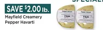 Heinen's Mayfield Creamery Pepper Havarti offer