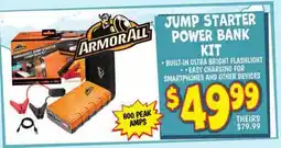 Ollie's ARMORALL JUMP STARTER POWER BANK KIT offer