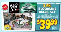 Ollie's MATTEL BLOODLINE RULES SET offer