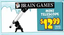 Ollie's BRAIN GAMES MINI TELESCOPE offer
