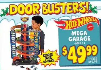 Ollie's HOT WHEELS MEGA GARAGE offer