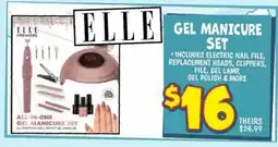 Ollie's ELLE GEL MANICURE SET offer