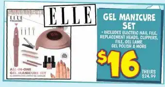 Ollie's ELLE GEL MANICURE SET offer