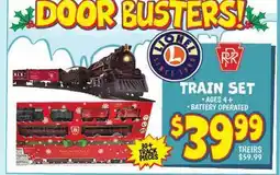 Ollie's LIONEL TRAIN SET offer