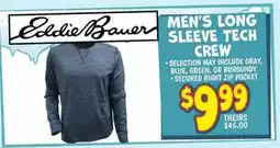 Ollie's EDDIE BAUER MEN'S LONG SLEEVE TECH CREW offer