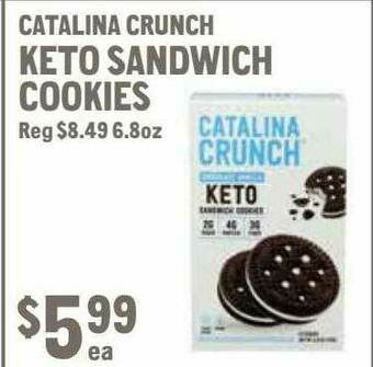 New Seasons Market Catalina Crunch Keto Sandwich Cookies offer