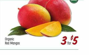 Sprouts Farmers Market Organic Red Mangos offer