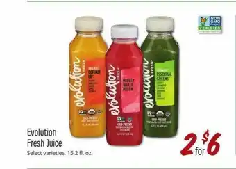 Sprouts Farmers Market Evolution Fresh Juice offer