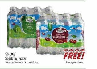 Sprouts Farmers Market Sprouts Sparkling Water offer
