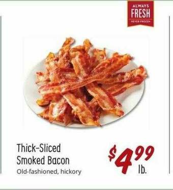 Sprouts Farmers Market Thick-sliced Smoked Bacon offer