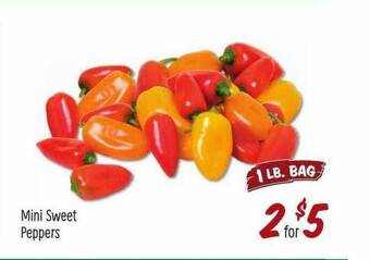 Sprouts Farmers Market Mini Sweet Peppers offer