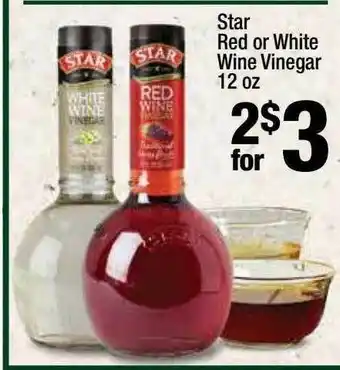 Super King Markets Star Red Or White Wine Vinegar offer