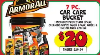 Ollie's 7 PC. CAR CARE BUCKET offer