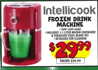Ollie's FROZEN DRINK MACHINE offer