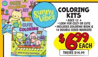 Ollie's COLORING KITS offer