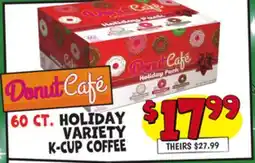 Ollie's 60 CT. HOLIDAY VARIETY K-CUP COFFEE offer