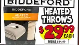 Ollie's heated THROWS offer