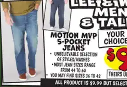 Ollie's Motion MVP 5-Pocket Jeans offer