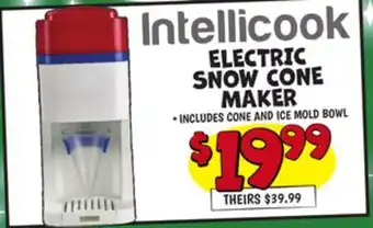 Ollie's ELECTRIC SNOW CONE MAKER offer