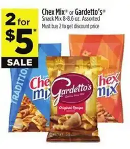 Dollar General Chex Mix or Gardetto's offer