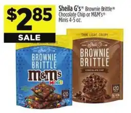 Dollar General Sheila G's Brownie Brittle Chocolate Chip or M&M's offer
