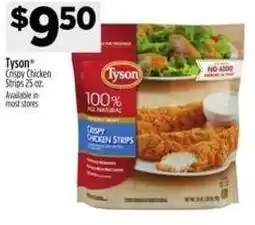 Dollar General Tyson crispy chicken strips offer