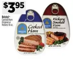 Dollar General Bristol canned ham original or hickory offer