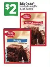 Dollar General Betty Crocker Favorites Brownie Betty Crocker Favorites Brownie Mix 16.3 oz. Assorted offer