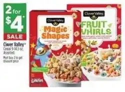 Dollar General Clover valley cereal offer
