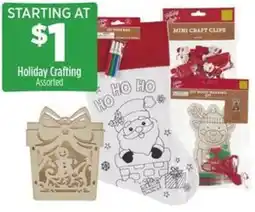 Dollar General Holiday Crafting Assorted offer