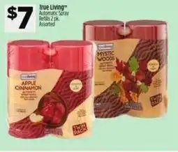 Dollar General True Living Automatic Spray Refills offer