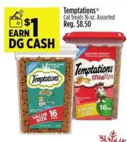 Dollar General Temptations Cat Treats offer