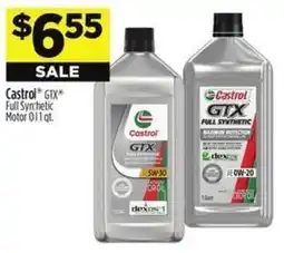 Dollar General Castrol GTX Full Synthetic Motor offer